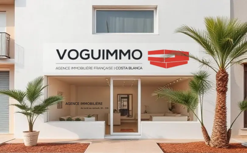 Agencia inmobiliaria en Alicante, Costa Blanca – Fachada de tienda