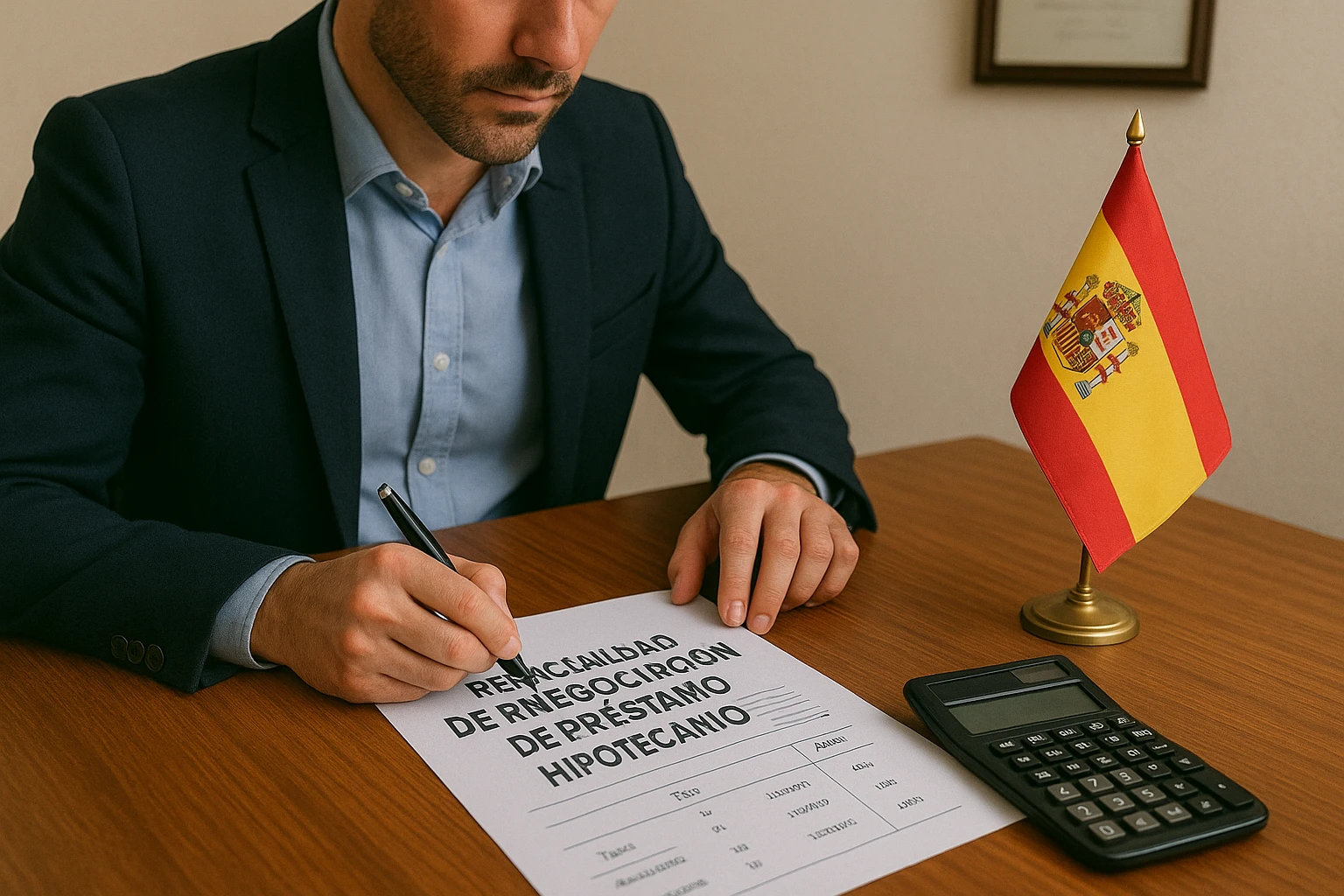 Calcul de la rentabilité d'une renégociation de prêt immobilier en Espagne