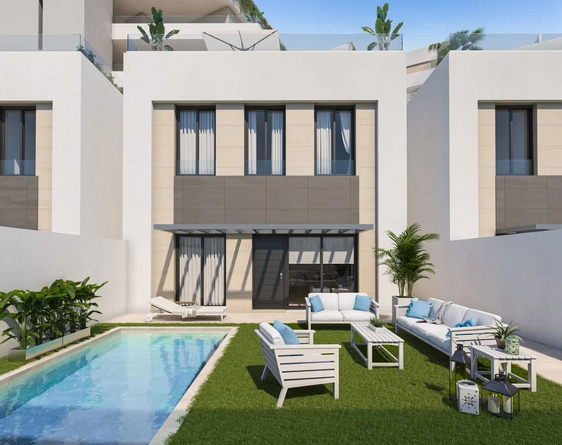 Exemple de maison typique avec piscine à vendre sur la Costa Blanca à un prix accessible
