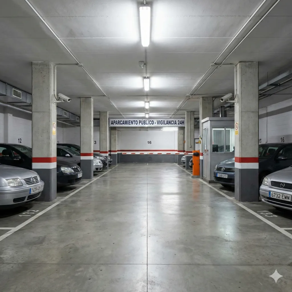 Parking space in Spain located in a secure underground garage