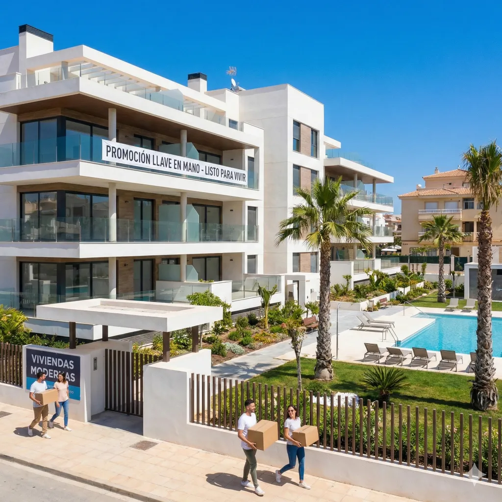 Turnkey new development program in Spain with modern properties ready to move in