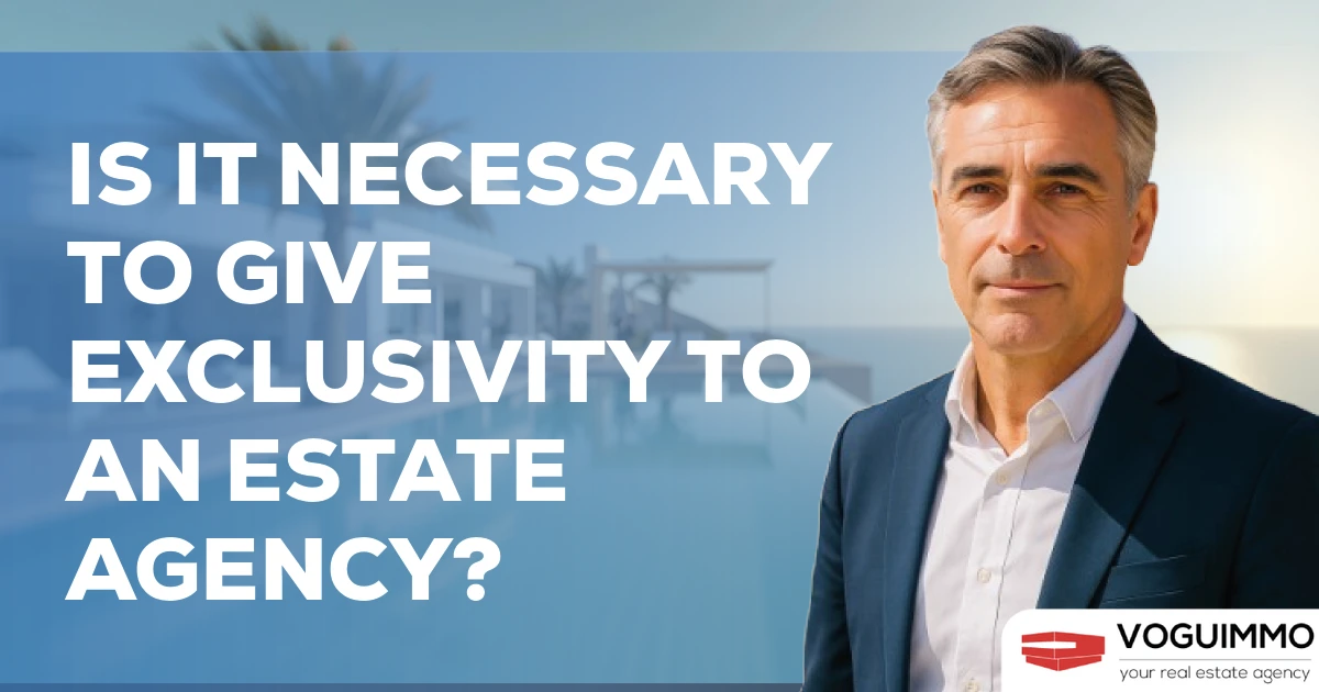 is it necessary to give exclusivity to an estate agency?