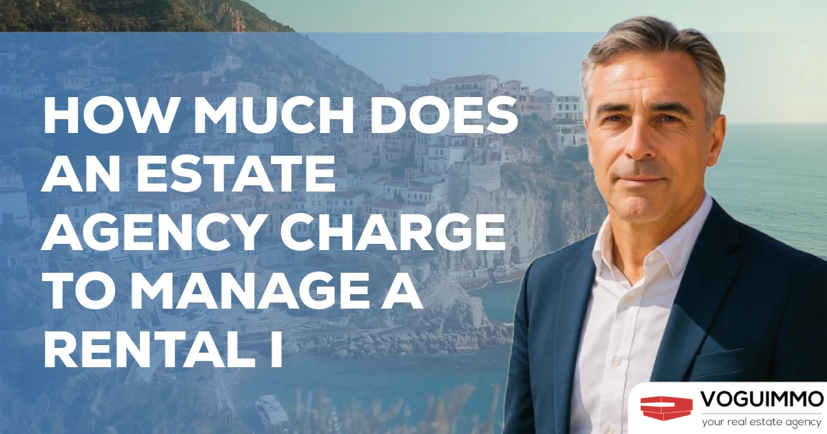 How much does an estate agency charge to manage a rental I
