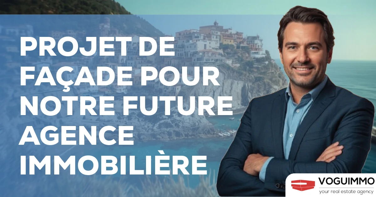 Projet de façade pour notre future agence immobilière