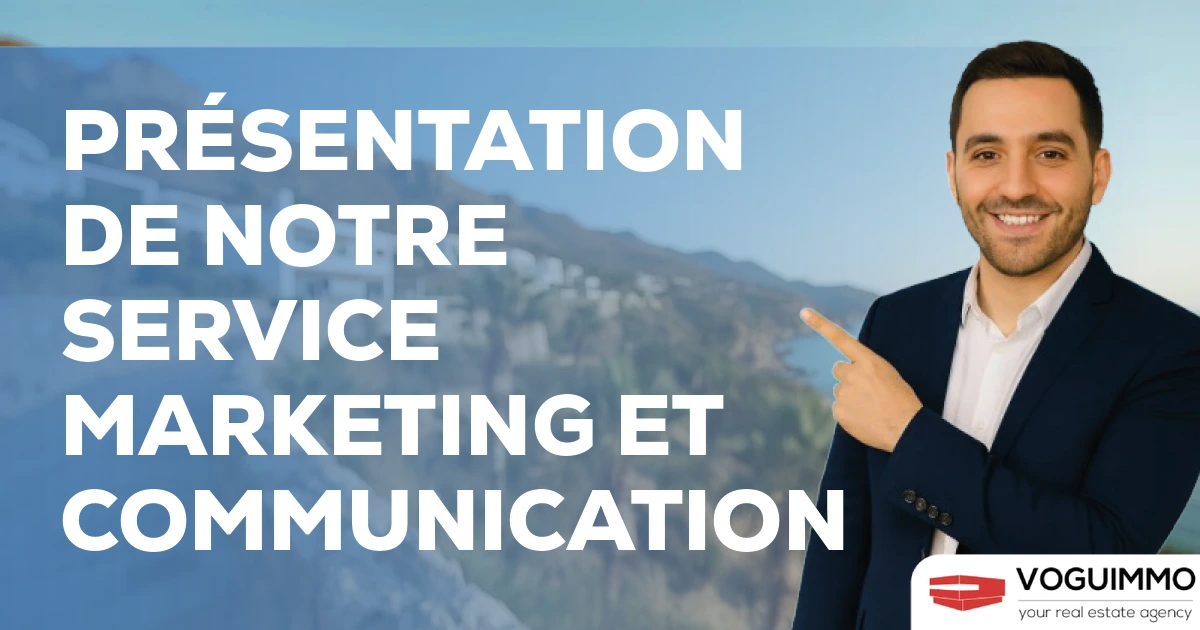 Présentation de notre service marketing et communication