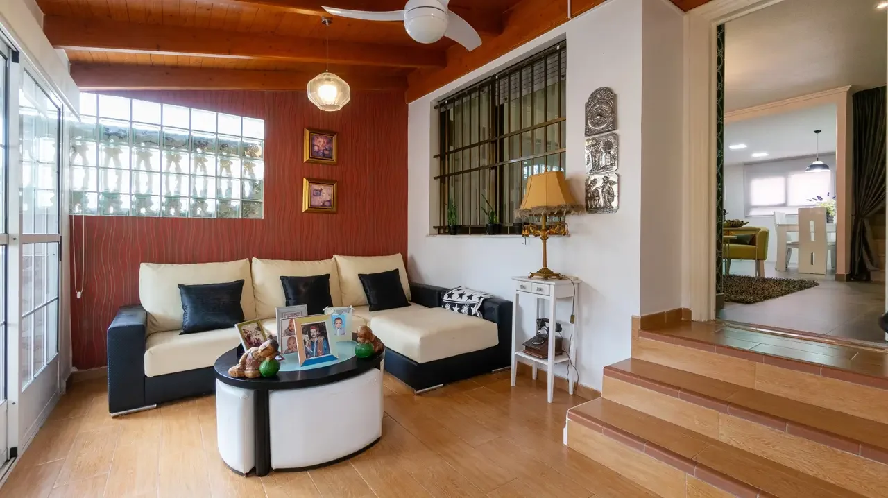 Vue interieur bungalow Espagnol à Alicante