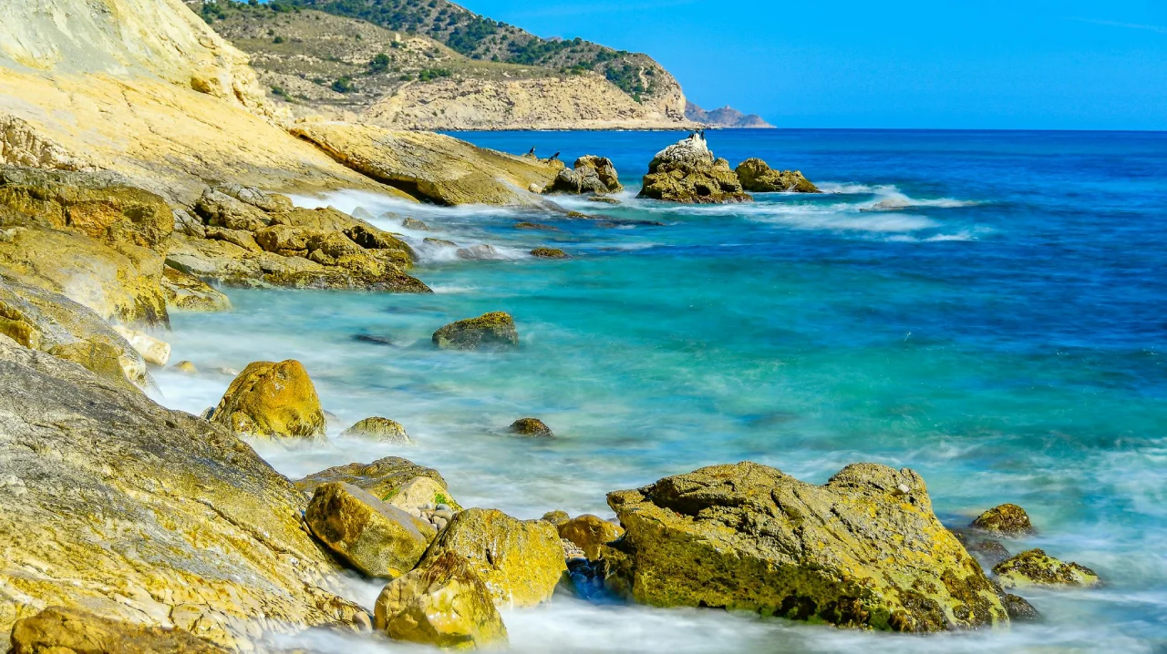 Immobilier Costa Blanca Falaise bord de mer