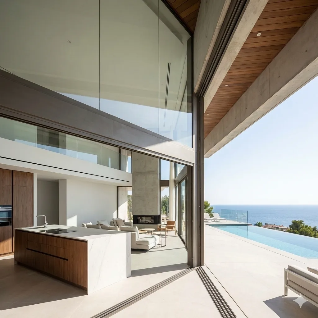 Bien immobilier neuf avec design contemporain et intérieurs spacieux