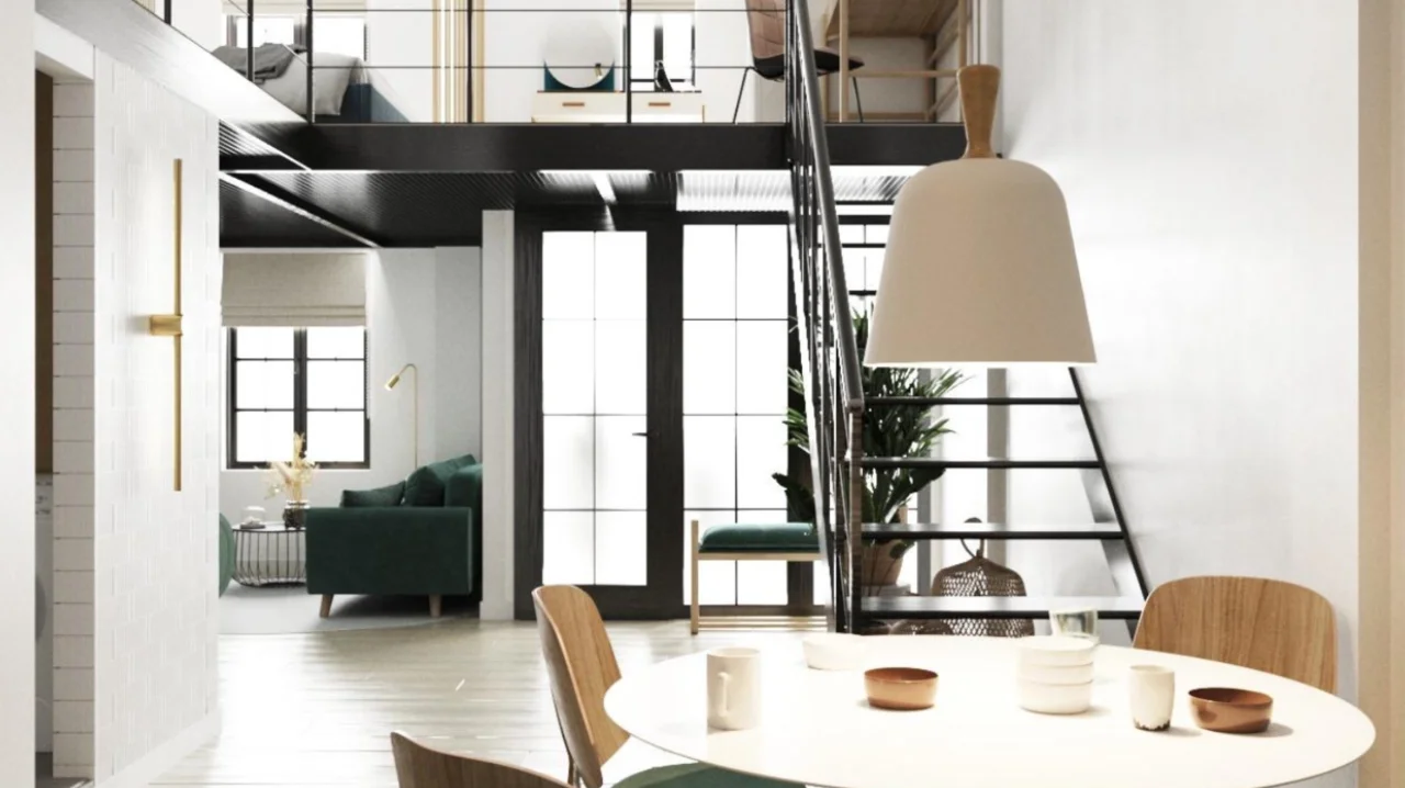 Interiör loft i Alicante centrum