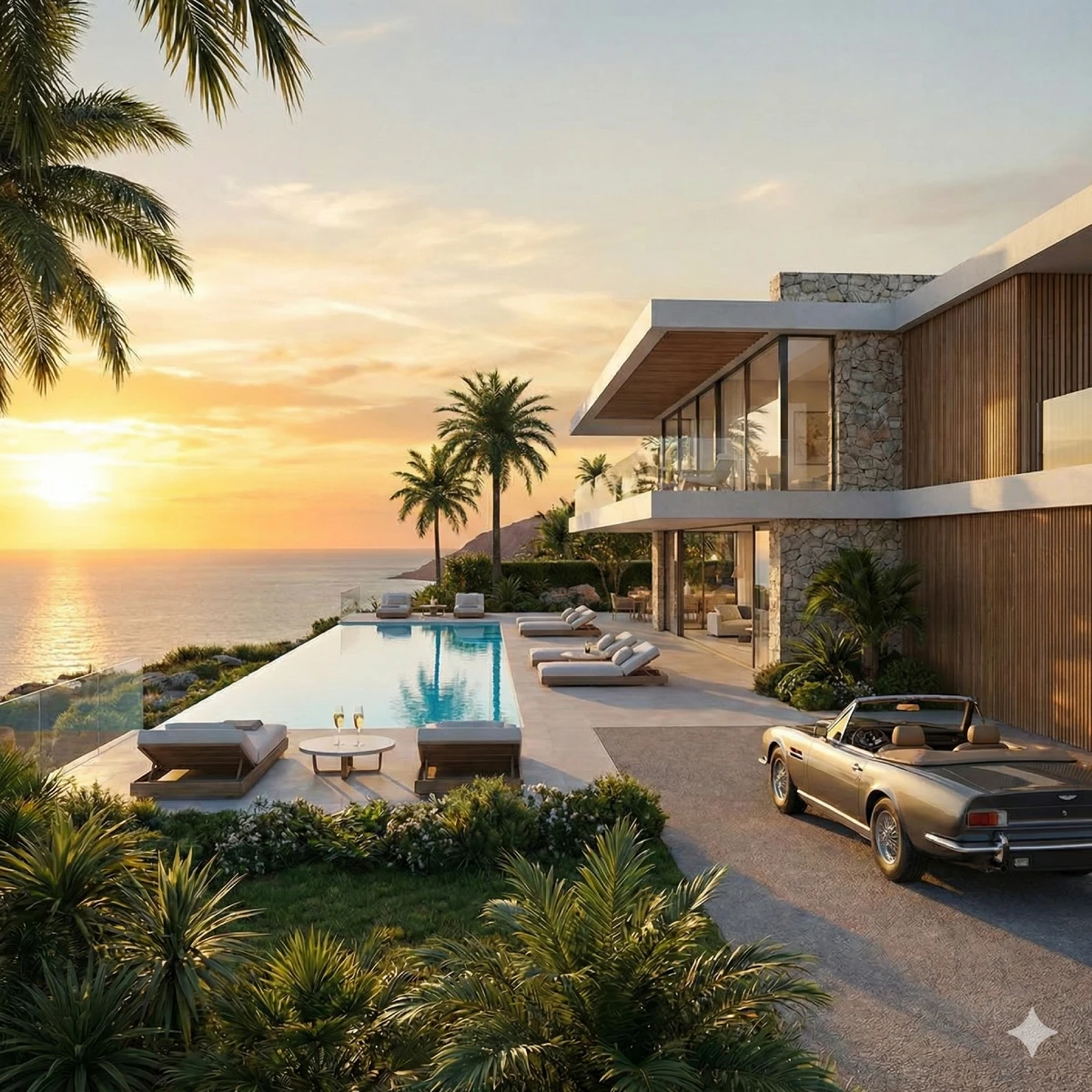 Luxusvilla mit Panoramameerblick und Pool in Spanien zu verkaufen