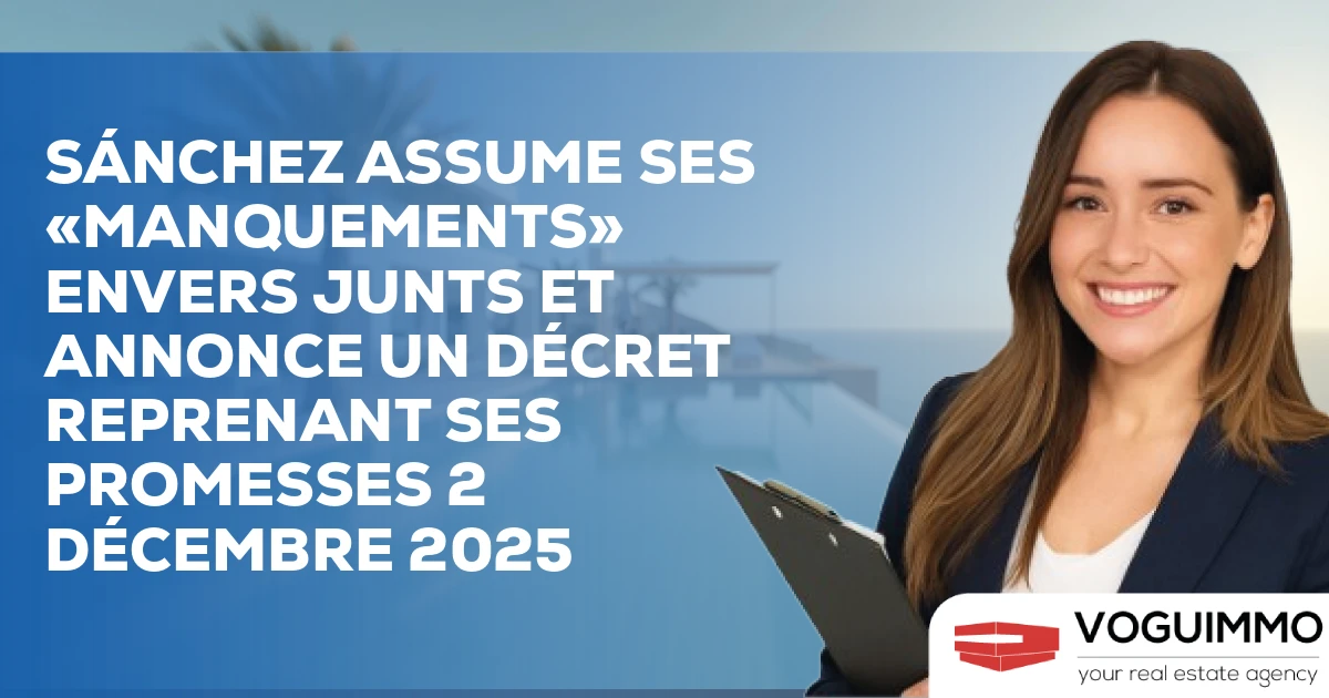 Sánchez assume ses «manquements» envers Junts et annonce un décret reprenant ses promesses 2 décembre 2025