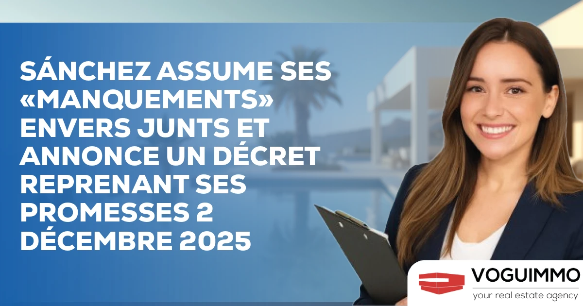 Sánchez assume ses «manquements» envers Junts et annonce un décret reprenant ses promesses 2 décembre 2025