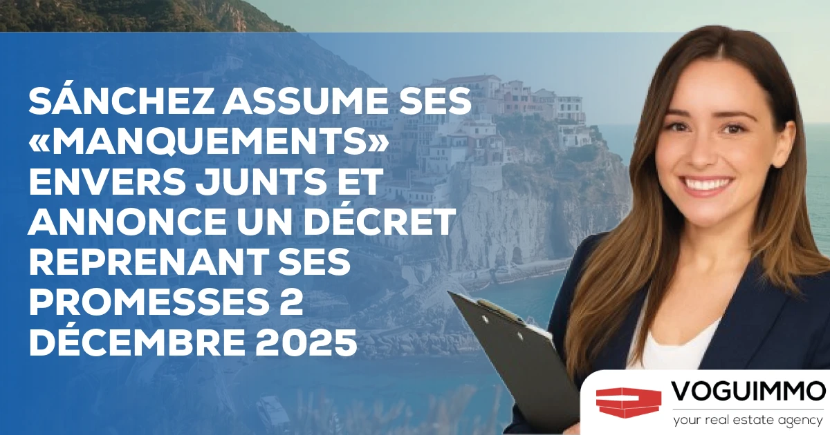 Sánchez assume ses «manquements» envers Junts et annonce un décret reprenant ses promesses 2 décembre 2025