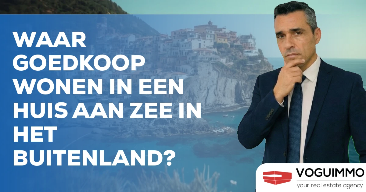 Waar goedkoop wonen in een huis aan zee in het buitenland?