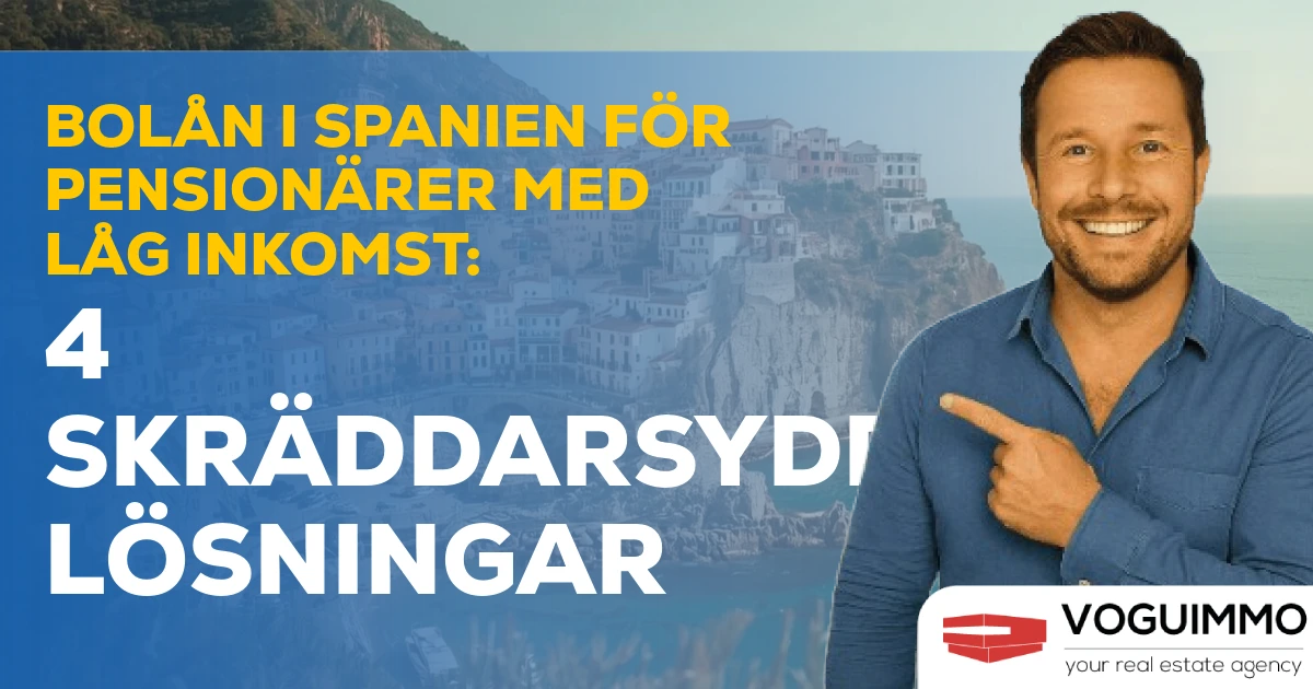 Bolån i Spanien för pensionärer med låg inkomst: 4 skräddarsydda lösningar