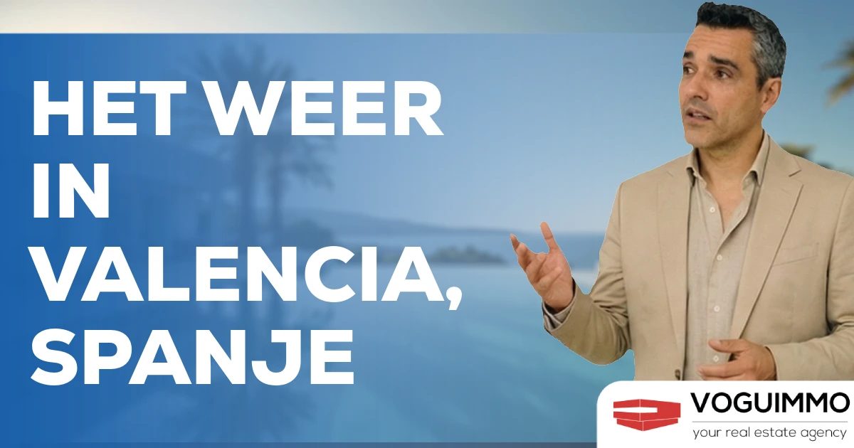 Het weer in Valencia, Spanje