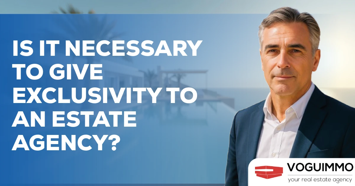 is it necessary to give exclusivity to an estate agency?