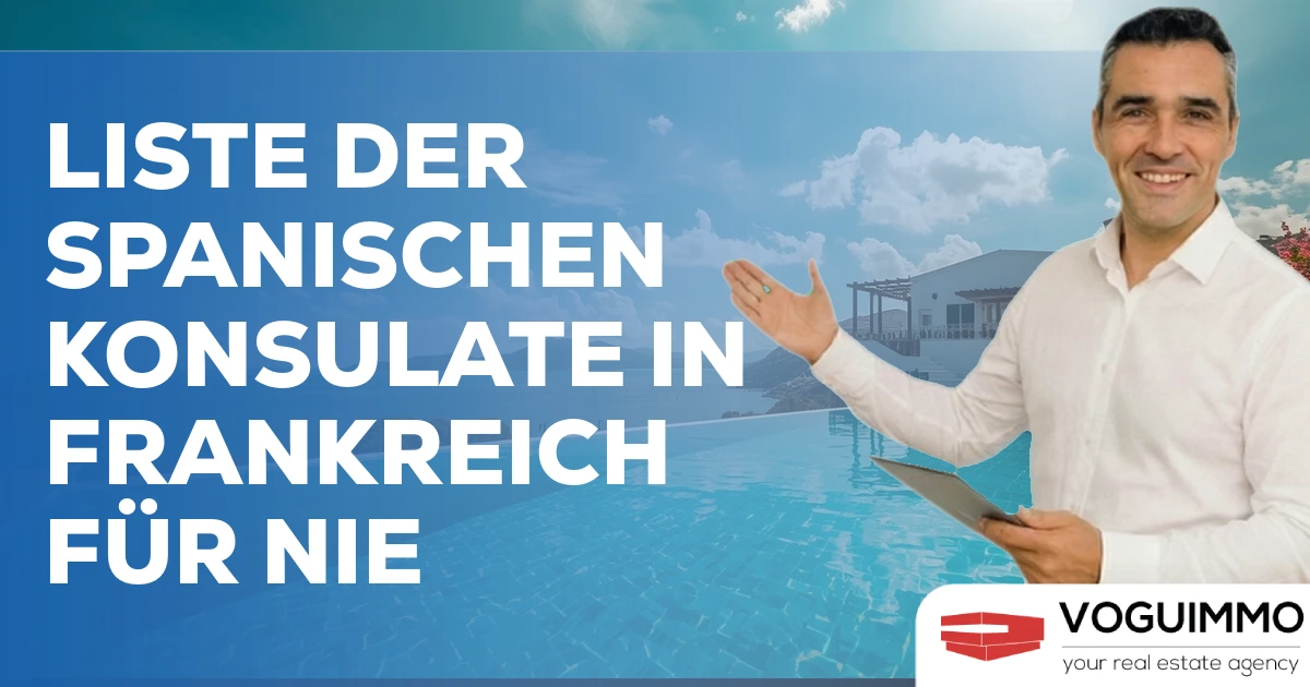 Liste der Spanischen Konsulate in Frankreich für NIE