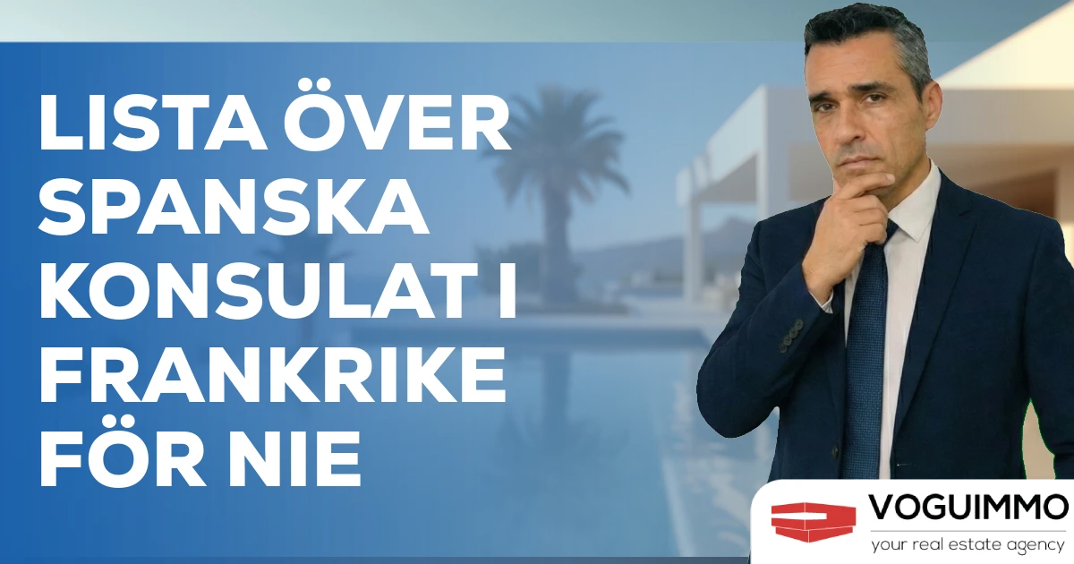 Lista över spanska konsulat i Frankrike för NIE