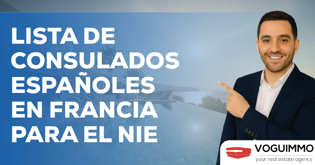 Lista de consulados españoles en Francia para el NIE