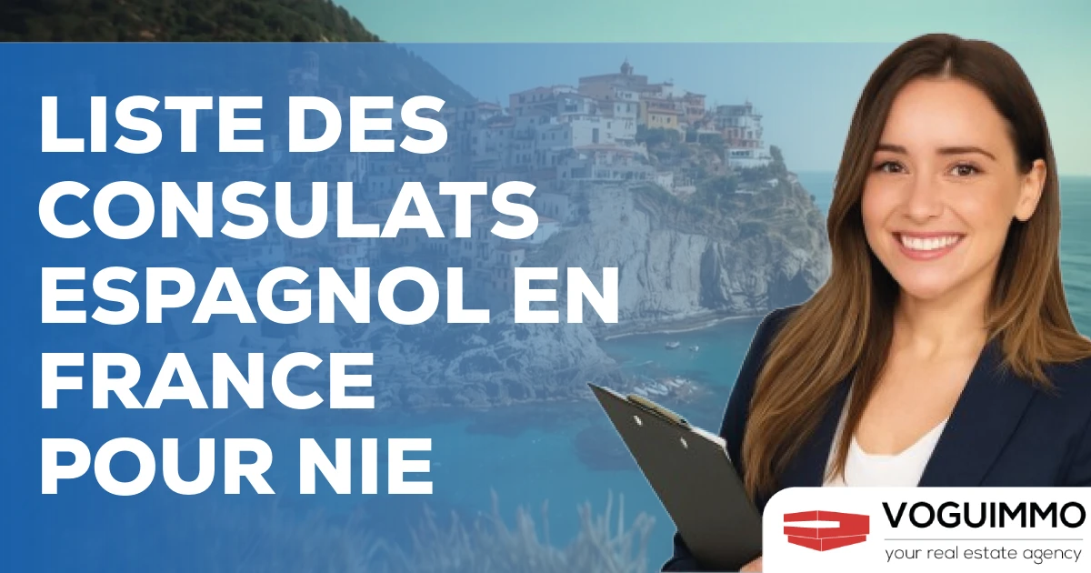 Liste des consulats espagnol en france pour NIE