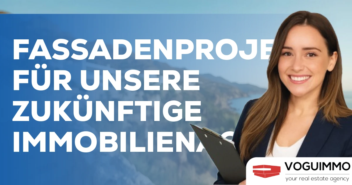 Fassadenprojekt für unsere zukünftige Immobilienagentur