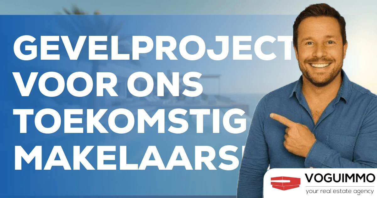 Gevelproject voor ons toekomstig makelaarskantoor