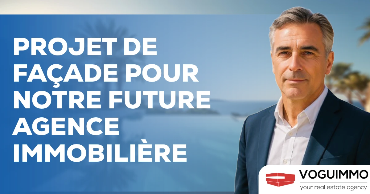 Projet de façade pour notre future agence immobilière