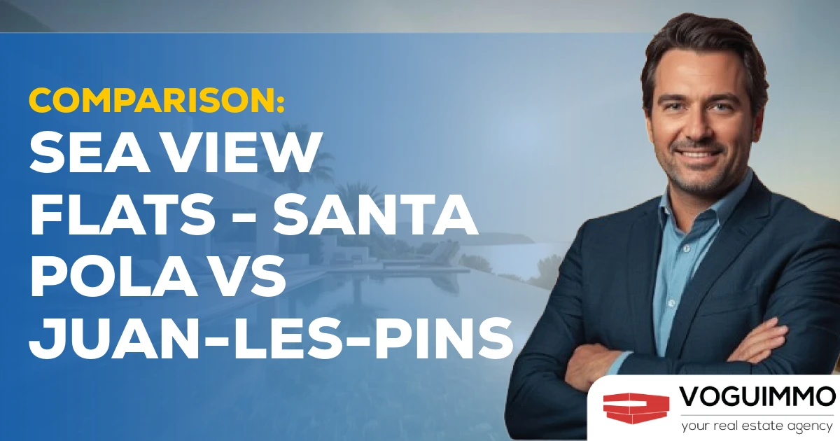 Comparison: sea view flats - Santa Pola vs Juan-les-Pins