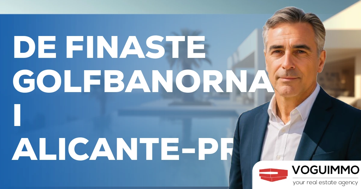 De finaste golfbanorna i Alicante-provinsen