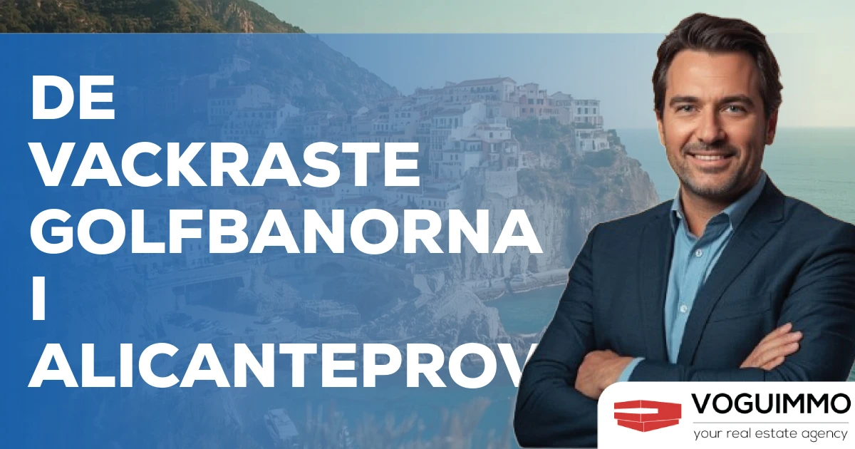 De vackraste golfbanorna i Alicanteprovinsen