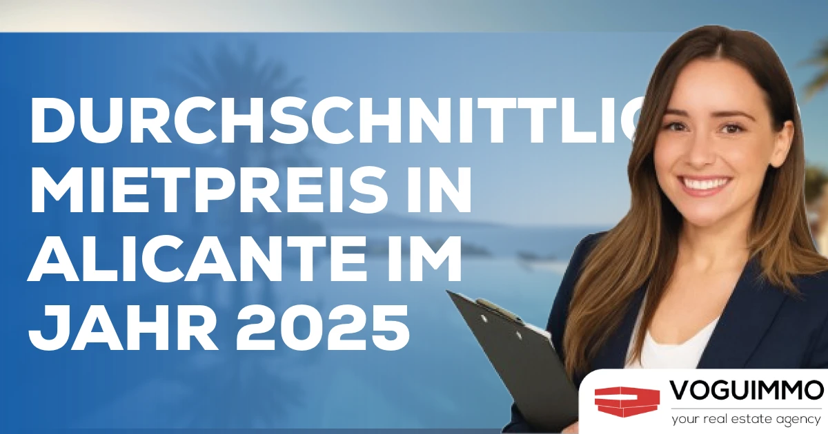 Durchschnittlicher Mietpreis in Alicante im Jahr 2025