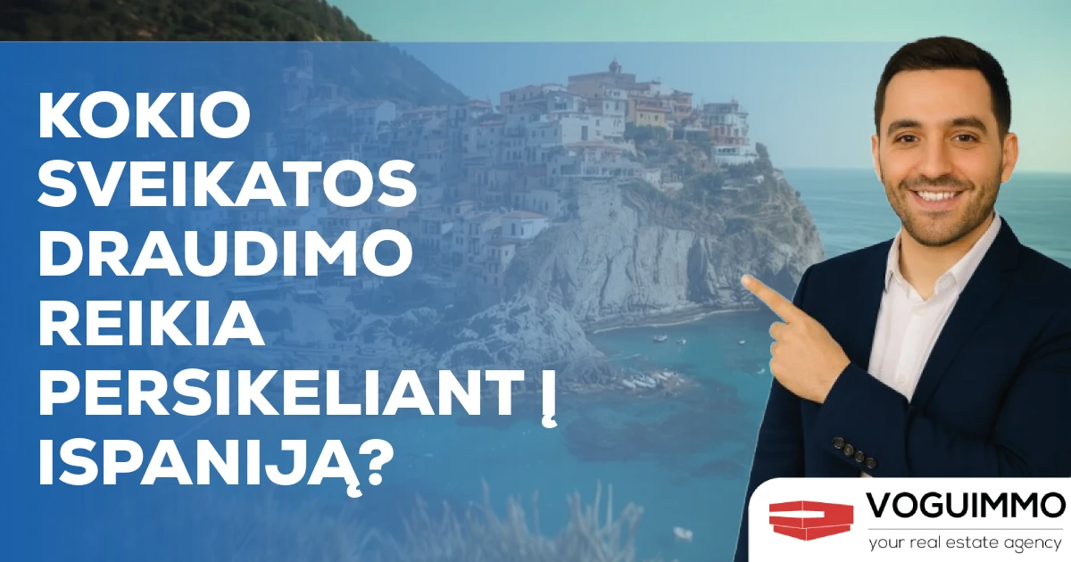 Kokio sveikatos draudimo reikia persikeliant į Ispaniją?