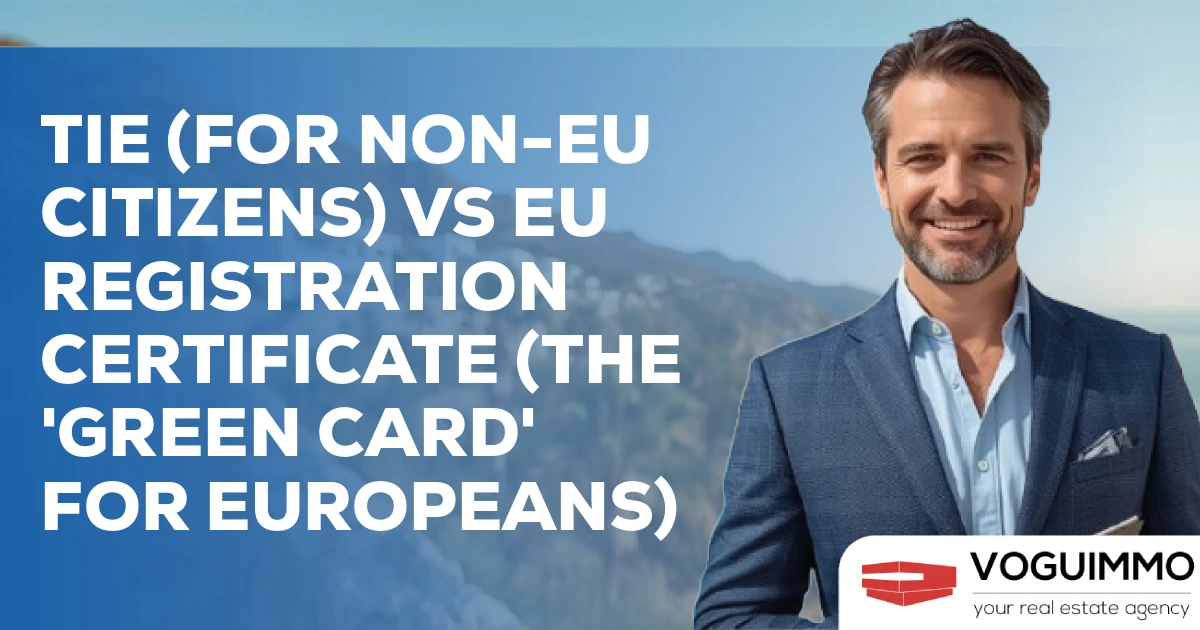 TIE (for Non-EU Citizens) vs EU Registration Certificate (the 'Green Card' for Europeans)
