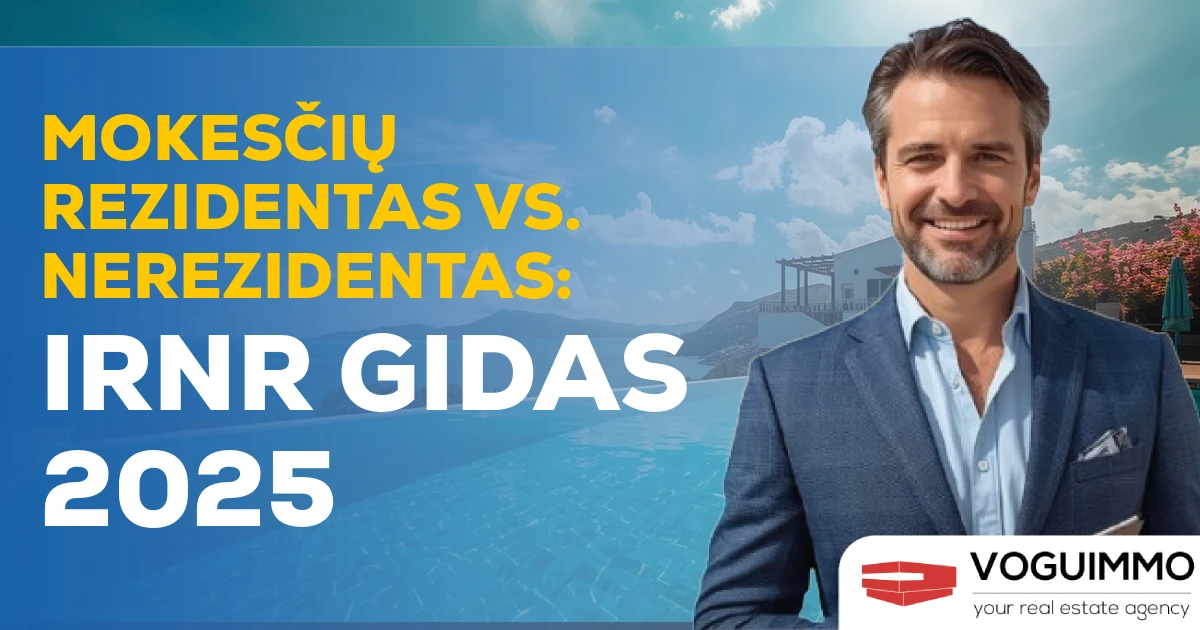 Mokesčių rezidentas vs. nerezidentas: IRNR gidas 2025