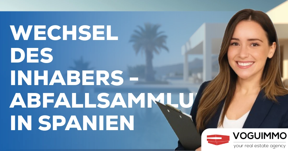 Wechsel des Inhabers - Abfallsammlung in Spanien