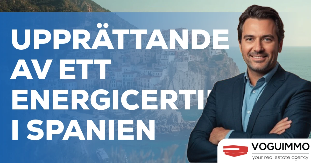 Upprättande av ett energicertifikat i Spanien