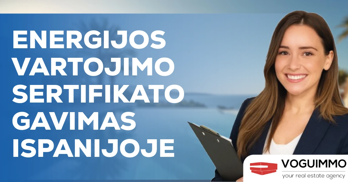 Energijos vartojimo sertifikato gavimas Ispanijoje