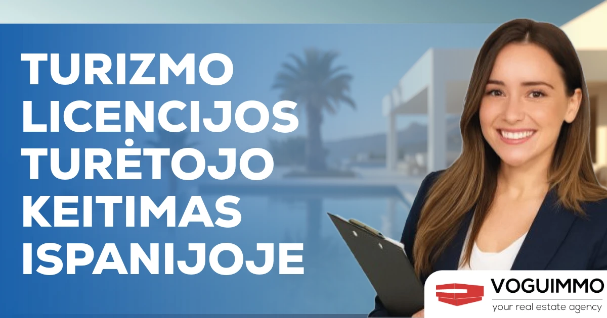 Turizmo licencijos turėtojo keitimas Ispanijoje