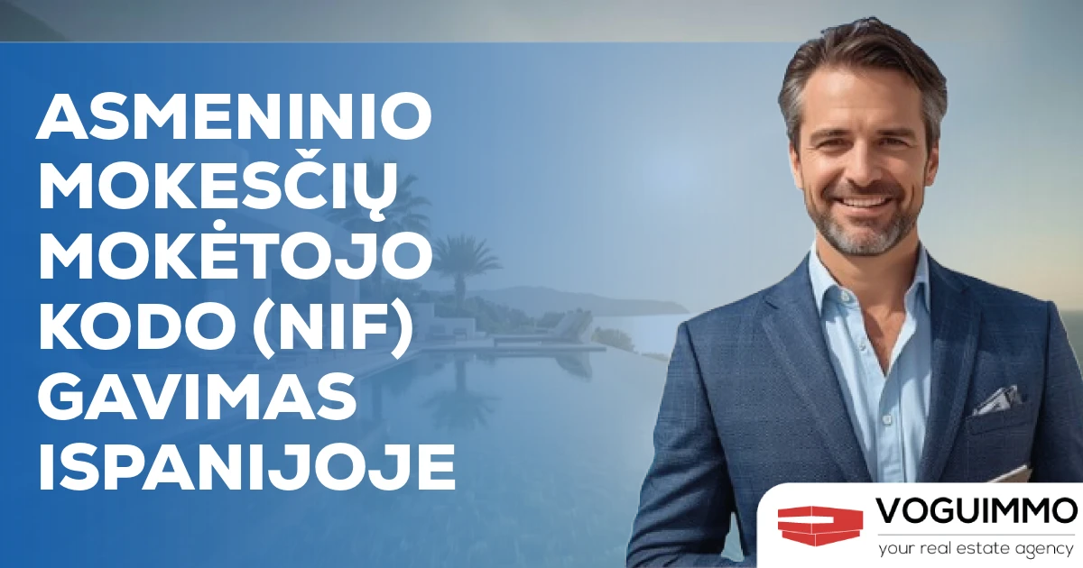 Asmeninio mokesčių mokėtojo kodo (NIF) gavimas Ispanijoje